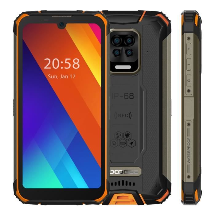 DOOGEE S59 Pro Smartphone Robuste 128 Go 10050mAh Batterie Écran 5.71\