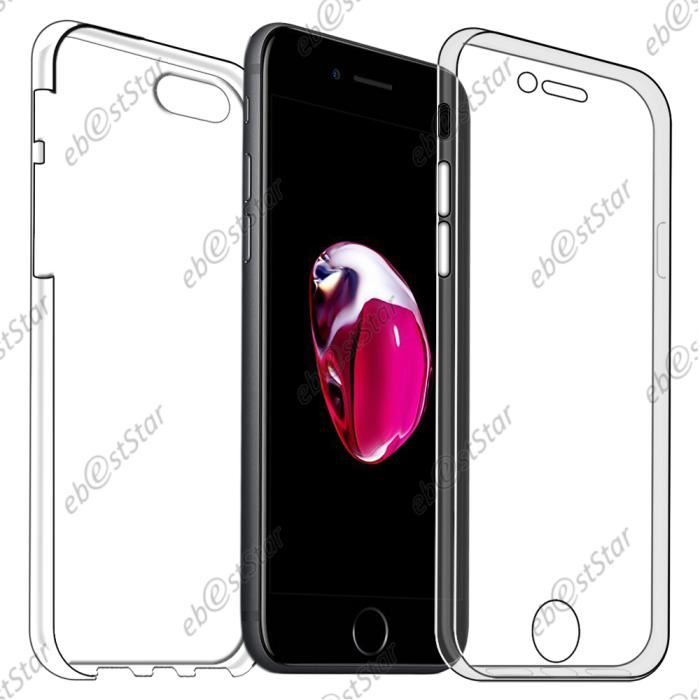 ebestStar ® Film Protection écran Verre Trempé + Coque Gel Intégrale pour Apple iPhone 8 (2017) 4,7\