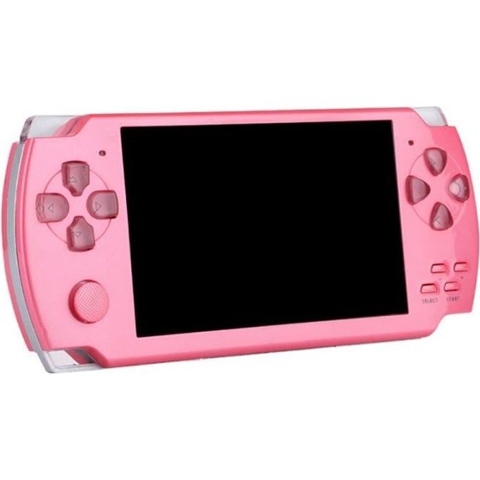 console de jeu portable écran 4.3 '' hd 2000 jeu classique console de jeu rétro 8 bits -Rose