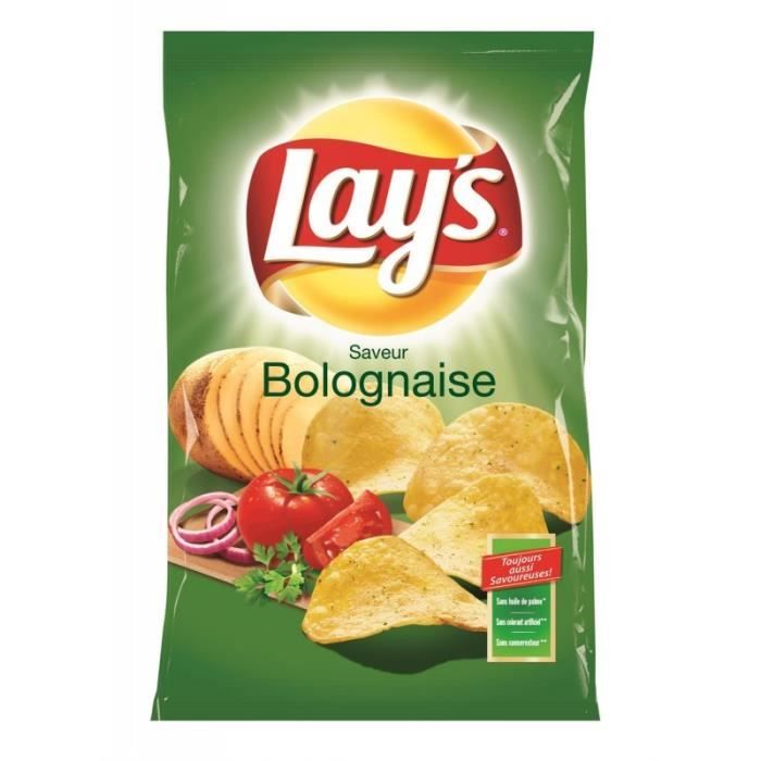 LAY'S - Chips Bolognaise 130G - Lot De 4