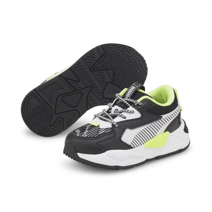 Chaussures de multisports enfant Puma RS-Z Visual Effects AC - noir/vert fluo - 26