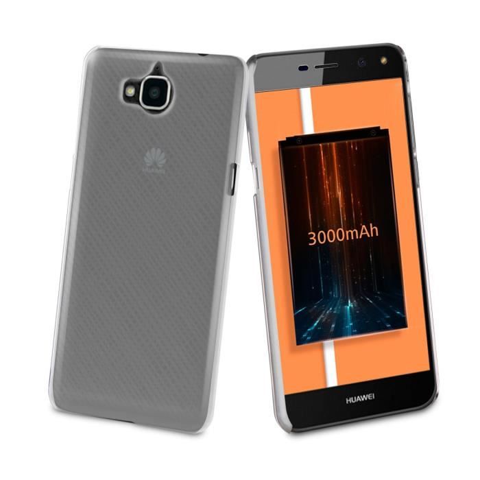Muvit Coque Crystal Transparente pour Huawei Y6 2017