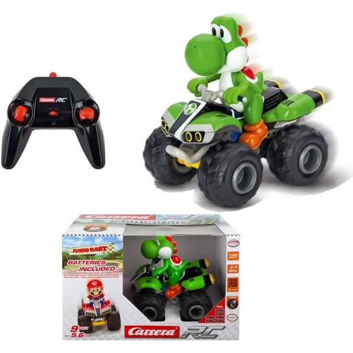 CARRERA-TOYS - 2,4GHz Mario Kart™, Yoshi - Quad