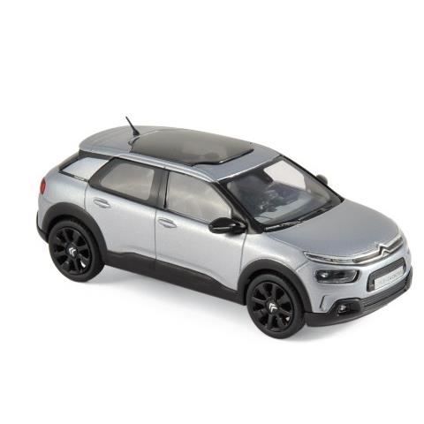 Miniatures montées - Citroen C4 Cactus gris alu/noir 2018 1/43 Norev