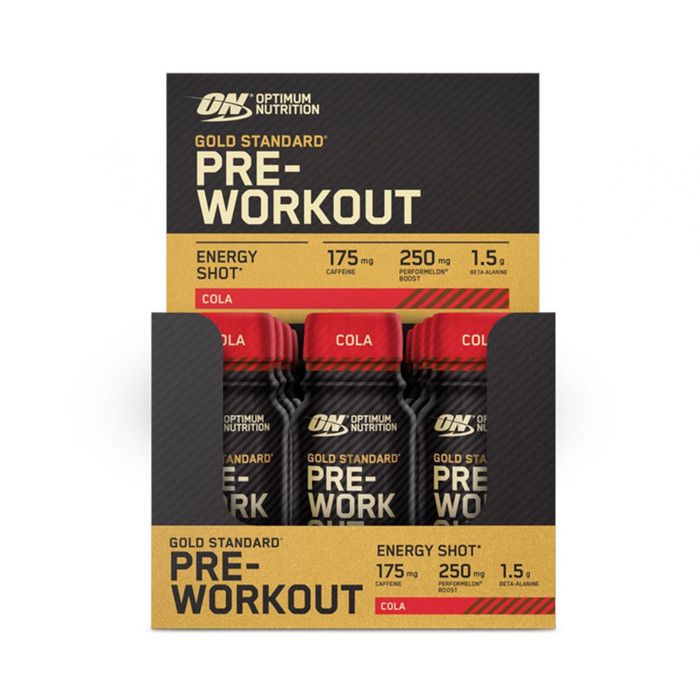 Boîte Gold Standard Pre-Workout Energy Shot (12X60ml) - Cola