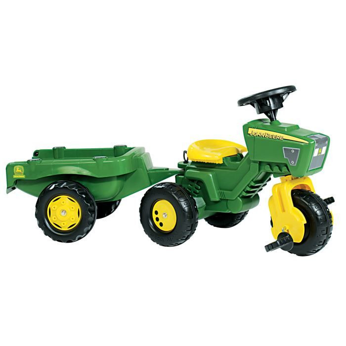 Tricycle JOHN DEERE avec remorque Série RollyTrac…