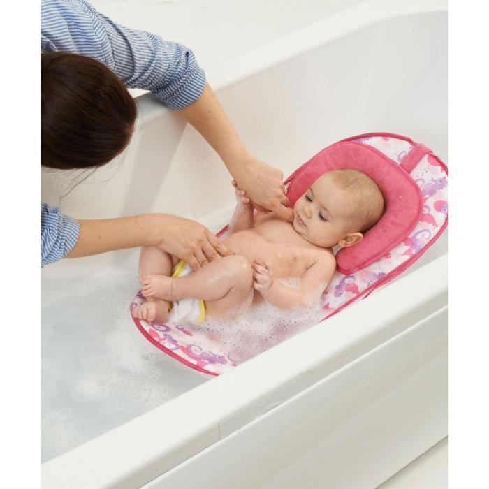 Siège de Bain Hippocampe Rose