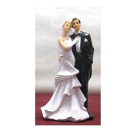 Grande figurine mariage: Couple de mariés (x1) REF/SUJ4939