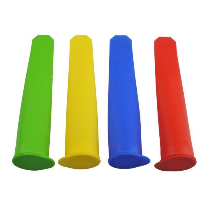 TRIXES Moule 8- en Silicone pour Sucette Glacée à Presser