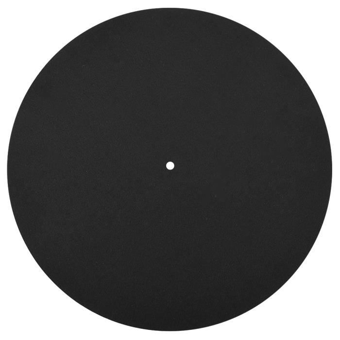 VBESTLIFE 1 PCS Platine Vinyle Ultra-mince et Anti-statique, Platine de Disque Pad Antistatique Plat Doux Tapis Slipmat Mat Pad
