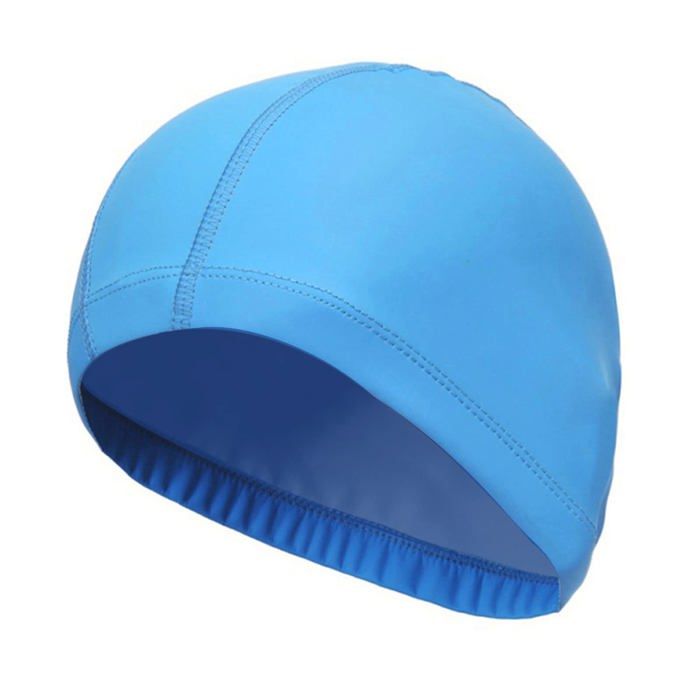 Bonnet De Bain JIAHG - Plissé, Polyester, Protection Oreilles - Natation/Sauna - Noir/Blanc