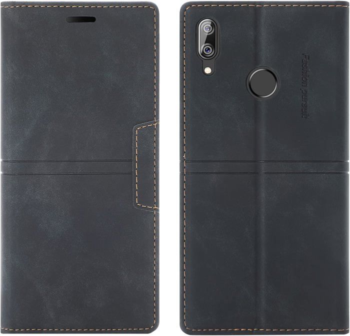 Custodia Portafoglio In PU Pelle Per Huawei Y6 2019 / Honor 8A – Magnetica, Antiurto E Con Supporto (Rosso) - 2