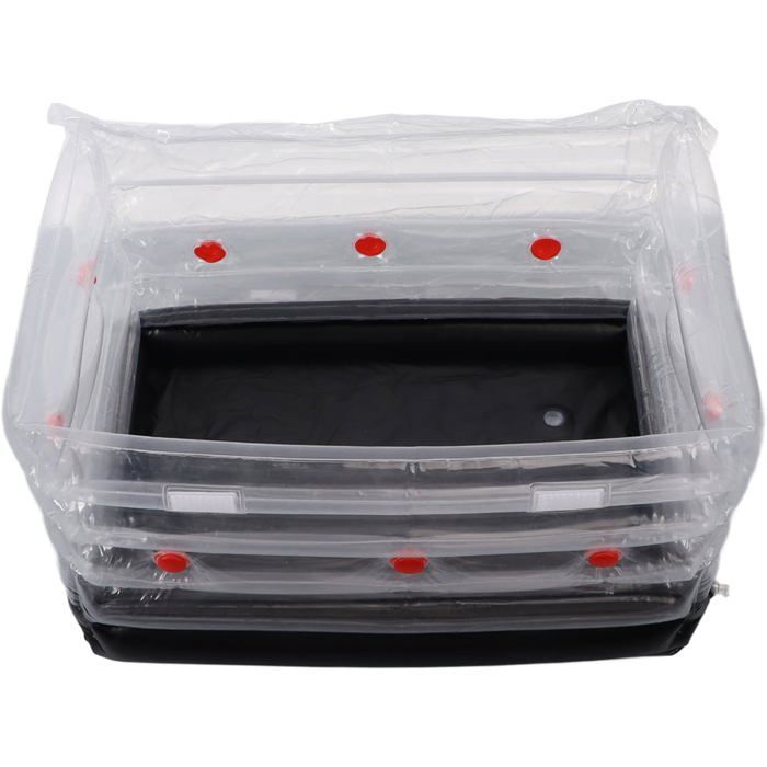 Tente de culture de champignons gonflable, Kit monotub de champignons avec outil gonflable, sac de culture de champignons 45*25*28 cm avec bouchons et filtres pour échange d'air frais, conteneur A