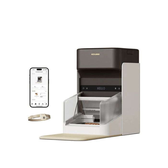 Comparer les prix de MANGEOIRE RFID PETLIBRO One 3L - Conteneur à Croquettes Automatique CIBLÉ - Contrôle Pawsense App - CHAT & DIÈTE SPÉCIFIQUE