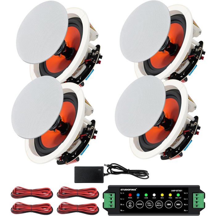 Enceintes Bluetooth STUDIOFINIX 65 - 600 W - Son Cristallin pour Intérieur