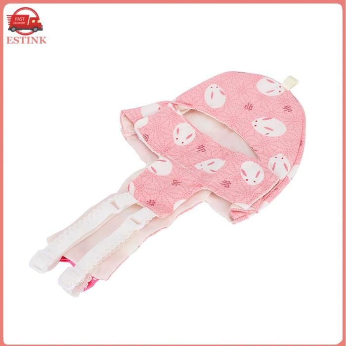 ESTINK Couche doiseau Couches Lavables Pour Oiseaux De Compagnie Mignonnes Pour Uriner Combinaison animalerie soin L Rose