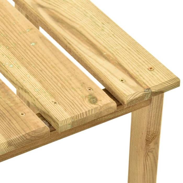 Black Friday Table de transat 30x30x26 cm Bois de pin imprégné TTT2