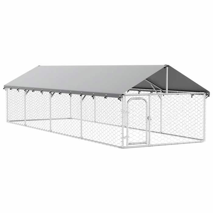 Maison SoldesChenil extérieur avec toit 600x200x150 cm - Utilisation Polyvalente 026_61992032 Maison SoldesChenil extérieur avec toit 600x200x150 cm - Utilisation Polyvalente 026_61992032