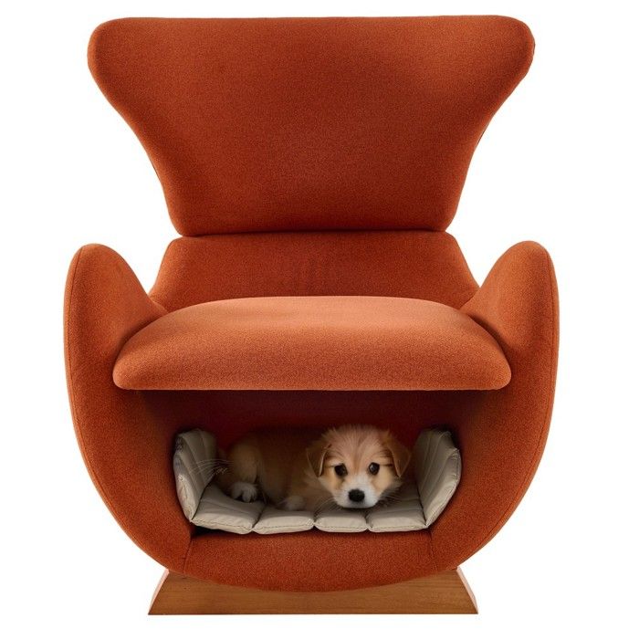 Fauteuil Lounge Design Requin-Baleine Tissu Anti-Griffures Refuge Chats Chiens Canapé Simple Pour Salon