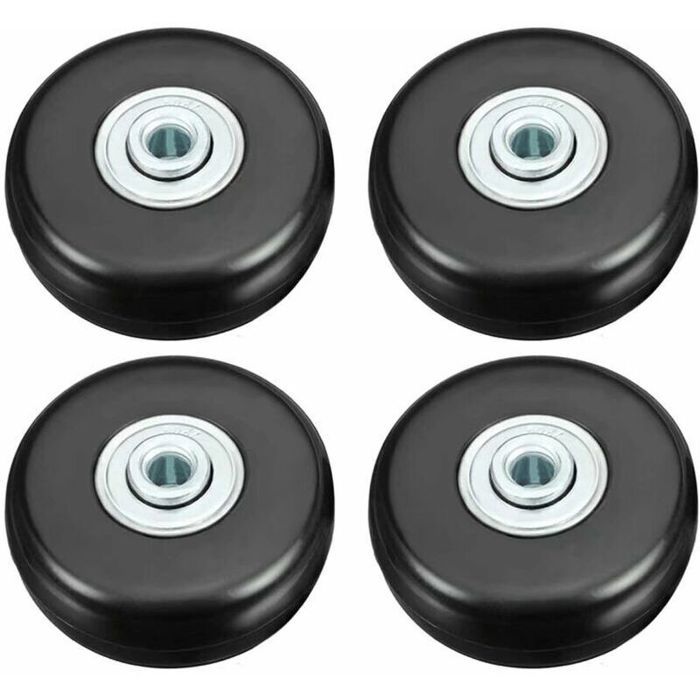 Roulette de valise - Unbrand - 50 mm - Muette - Caoutchouc - Universelle - Pivotante - Roue de rechange