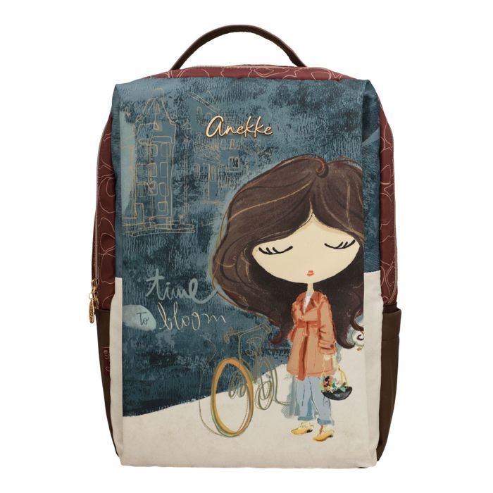 Anekke Sac à dos de loisirs bleu multicolore pour femme - Tulip Travel Backpack Multicolor 350916 Anekke Sac à dos de loisirs bleu multicolore pour femme - Tulip Travel Backpack Multicolor 350916