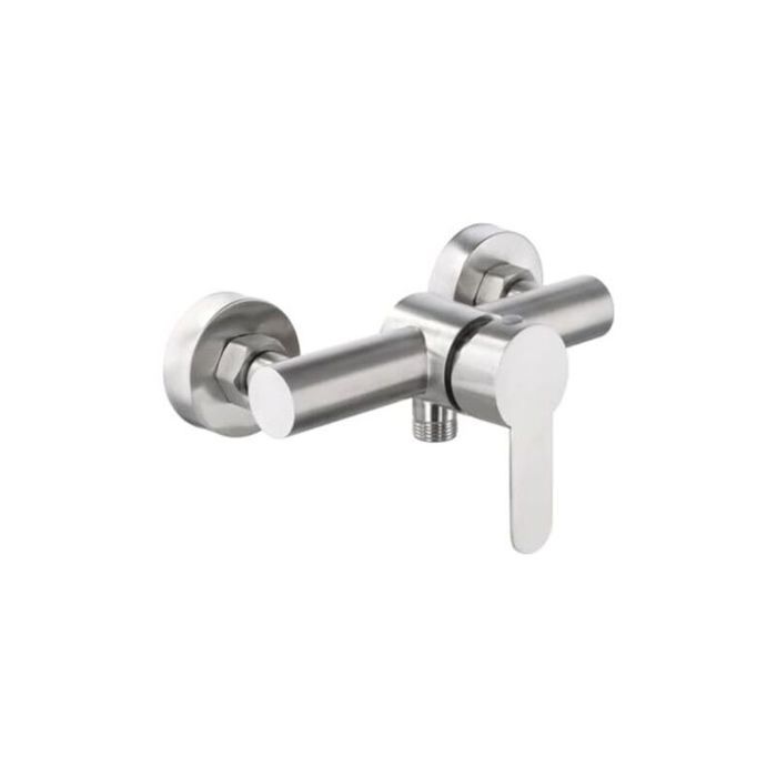 Mitigeur de douche monocommande mural - Acier inoxydable 304 Rotation 360° - Salle de bain