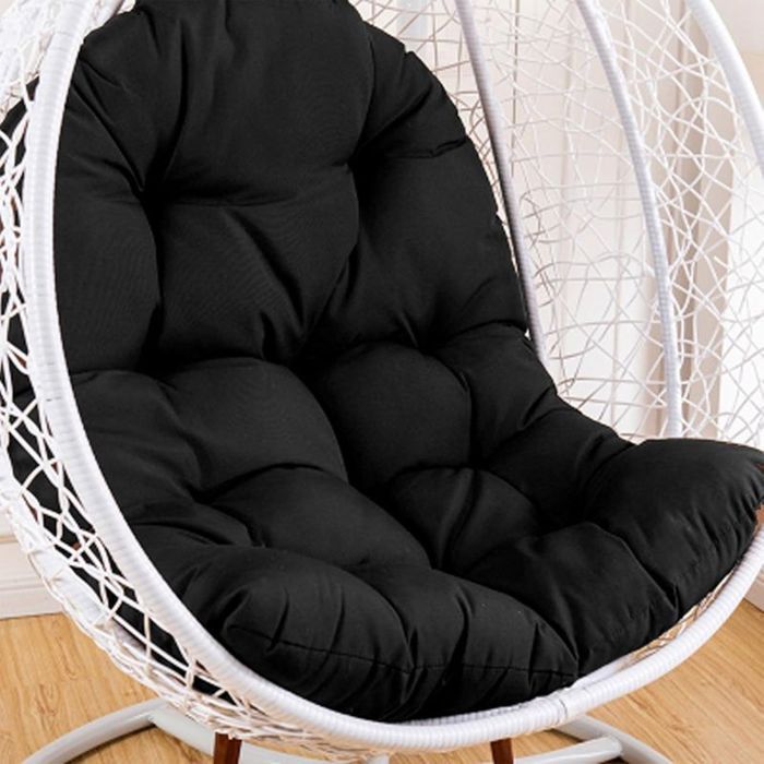 Coussin Chaise Œuf Capitonné Imperméable Zip - Hamac Balancelle Intérieur Extérieur