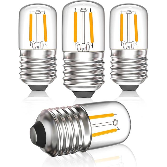 Ampoule Led E27 2W Blanc Chaud 2700K T28 Edison Rétro Ampoule À Filament 180Lm Remplacer LAmpoule À Incandescence 20W 220V [BI66]