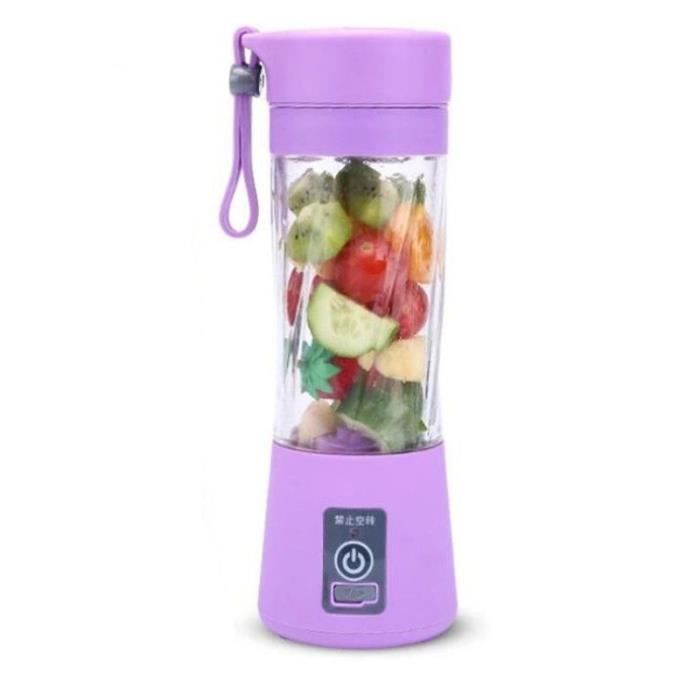 couleur violet mini mixeur de fruits électrique aste par usb, mélangeur de fruits, mélangeur de jus de fruits