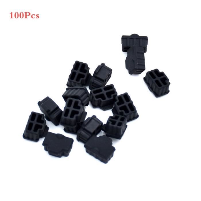 Noir - Cache Anti poussière RJ45, Port Hub Ethernet, prise de ...