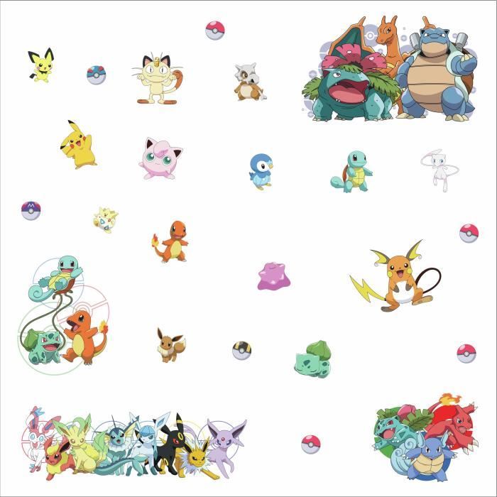 Pokemon Stickers - - Acheter Pokemon Stickers En Ligne - AliExpress