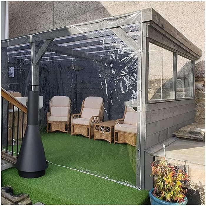 Bâche Transparente Isolation Canopy Cover for Greenhouse Bache Plastique  pour Jardin Extérieur Bache Pergola (Color : Transpare[507] - Cdiscount  Bricolage