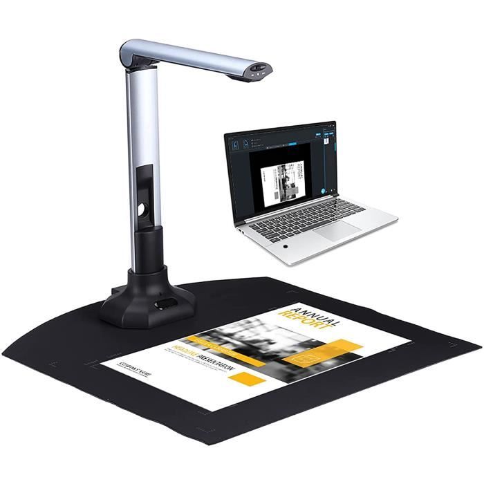 BK52 Portable Book & Document Camera Scanner Taille de capture A3 HD 10
