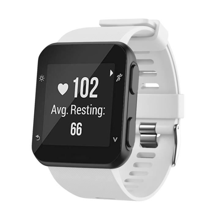 Bracelet de rechange en silicone pour montre Garmin Forerunner 35-Blanc , -  Achat/vente bracelet de montre Blanc - Cdiscount