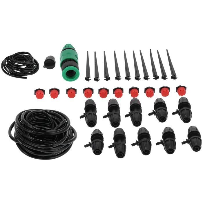 50 Goutteurs D'Irrigation Réglables 4L/H - Système Arrosage Goutte à Goutte
