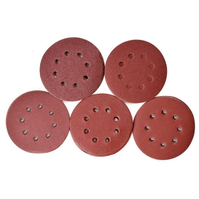 Dischi Levigatrice Orbitale 125 4 Disques De Ponçage 125mm - Tampons Mousse Pour Ponceuse Excentrique - Dureté Variable Accessoire Ponçage