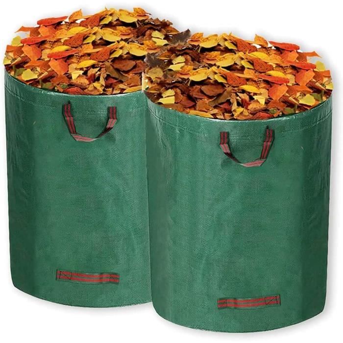 Sacs à Déchets De Jardin 500 L GroundMaster – Ronds, Renforcés, 4 Poignées