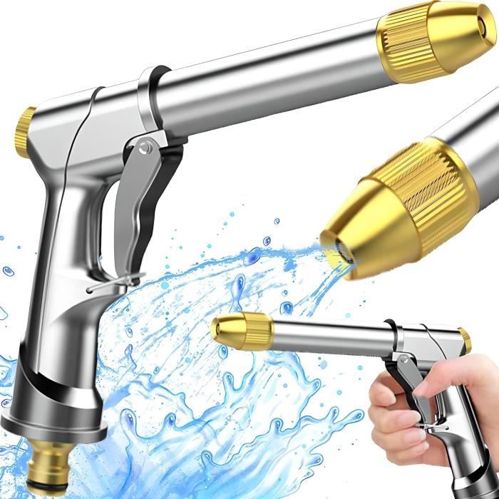 Pistolet Arrosage Gardena 7-en-1 Métal - Débit Réglable Et Jet Continu | Jardin Et Terrasse