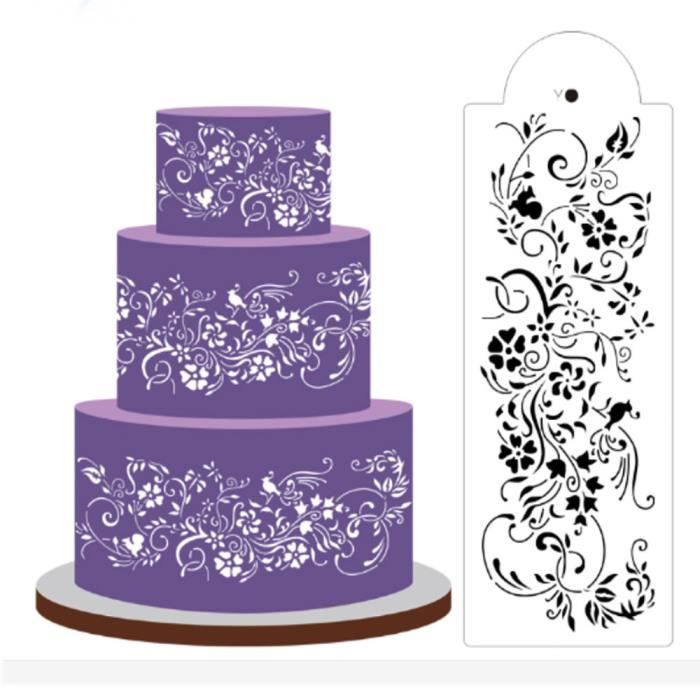 Nouveau Diy Gateau D Anniversaire Spray Moule Decoration Imprimer Sucre Sieve Sucre Artisanat Modele Kou216 Cdiscount Maison