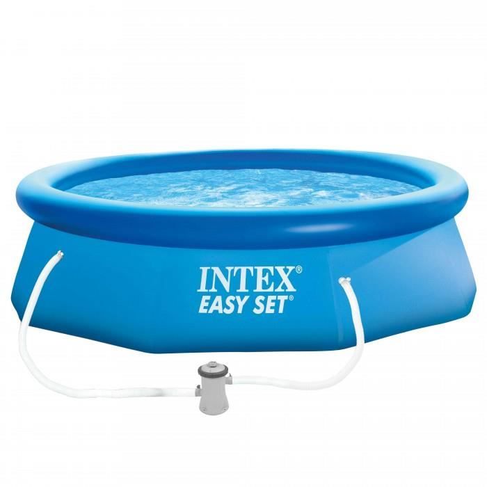 Piscine Autoportee Ronde Aux Dimensions De 305 X 76 Cm Surface De Nage De 249 X 58 Cm Volume Deau De 39 M³ Vendue