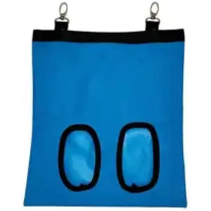 2 Sacs à Foin Pour Lapin, Cochon D'Inde - Avec Fenêtres, Distributeur Automatique, Tailles 28x35 Et 30x46 Cm
