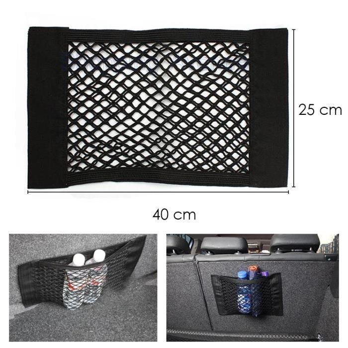 sac de rangement pour voiture 100x40cm coffre de rangement pour coffre arri/ère Filet de rangement pour voiture Filet de rangement universel pour voiture