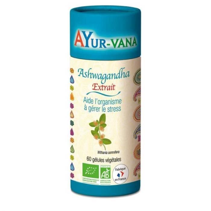 Comprimés Ashwagandha Green Labs - 41mg Withanolides, 100 Comprimés De 300mg, Pour Le Stress Et L'énergie