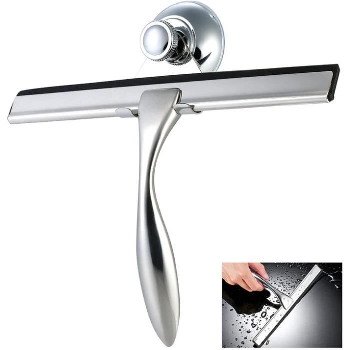 Raclette De Douche Multifonction - Nettoyage Vitre, Miroir, Carrelage - Poignée Ergonomique