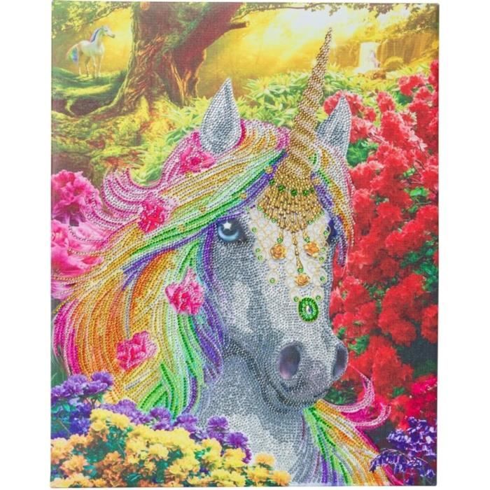 Kit Couture Licorne EZCRA – 8 Projets En Feutrine – Débutant 4-8 Ans – Avec Autocollants Et Aiguille Géante