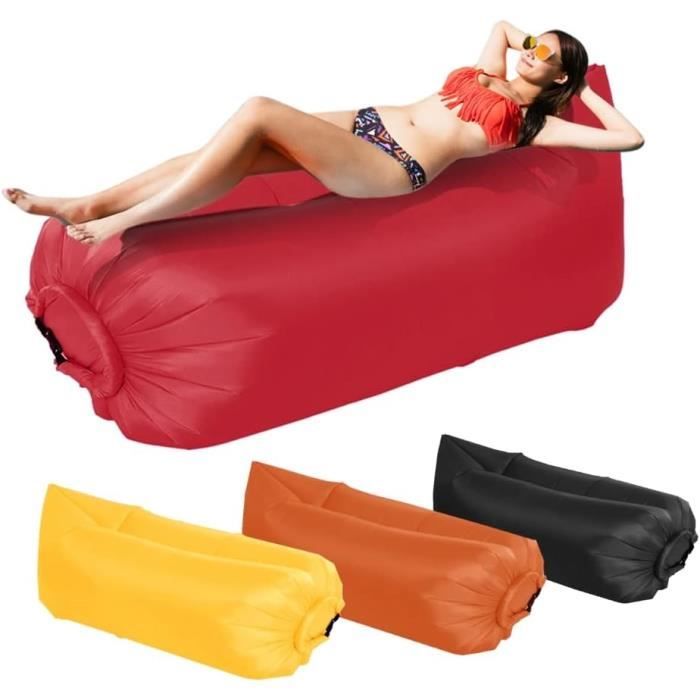 Canapé gonflable - TMISHION - Sofa Gonflable - Rouge - 1 personne