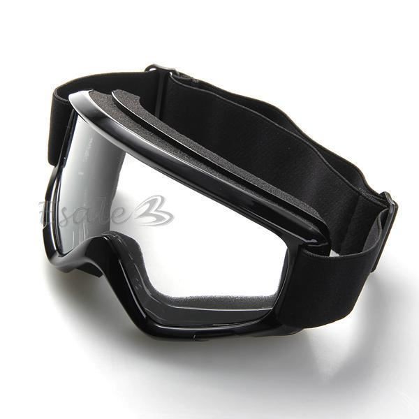 CARCHET Noir Lunettes Moto Cross Goggle Eyewear Glasses Protection Noir