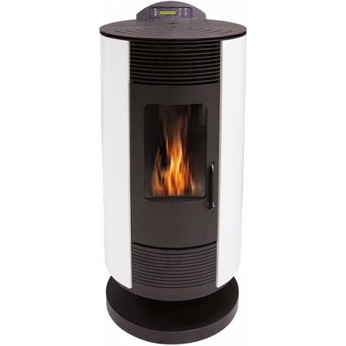 Poele A Granules Cora 9 Kw Blanc Cdiscount Bricolage