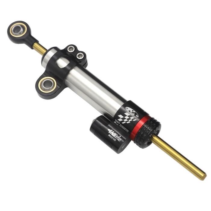 Amortisseur De Direction Moto PRIZOM - Universel, Noir, 25.5cm, Pour Yamaha MT09 MT07 YZF R1 R6 Et Autres - 6