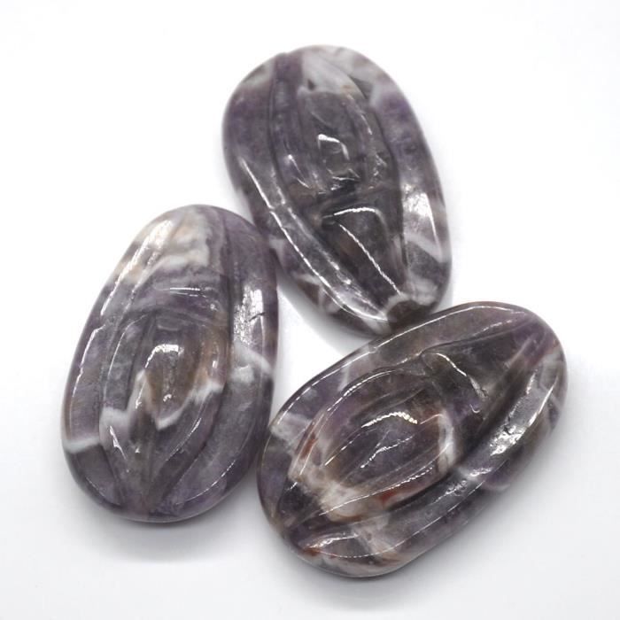 Kit de pierres précieuses de guérison énergétique ovales et rondes